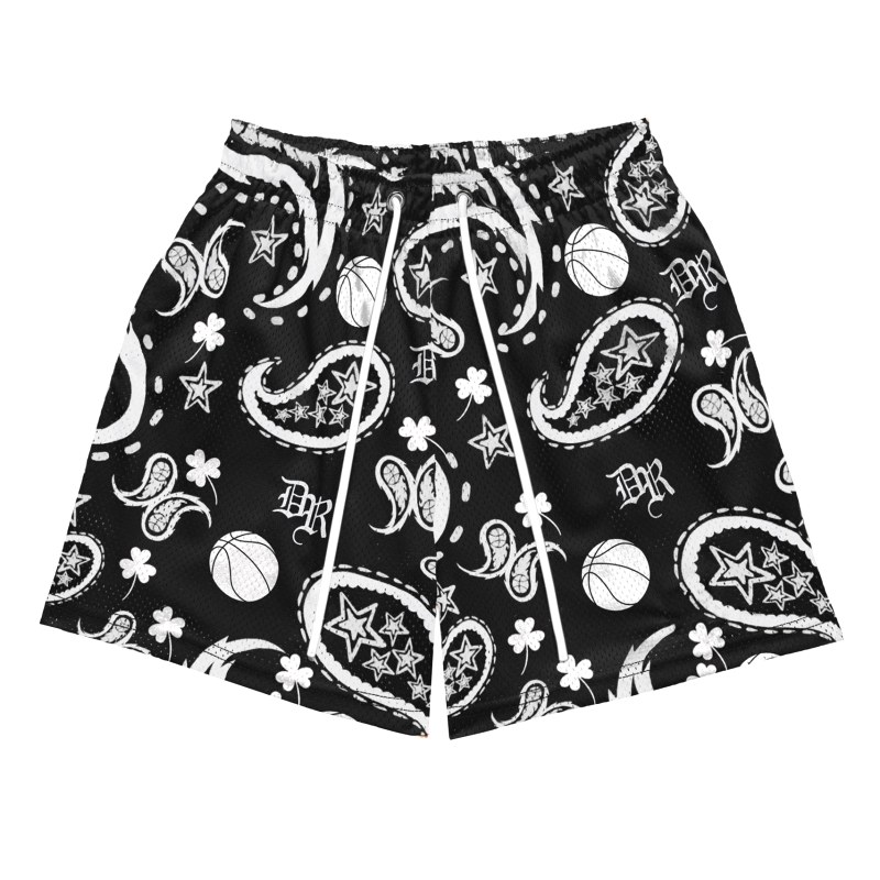 Dior Black Athletic Shorts Review: Paisley Print, Mesh Lining and a Waist That Measured Off the Chart