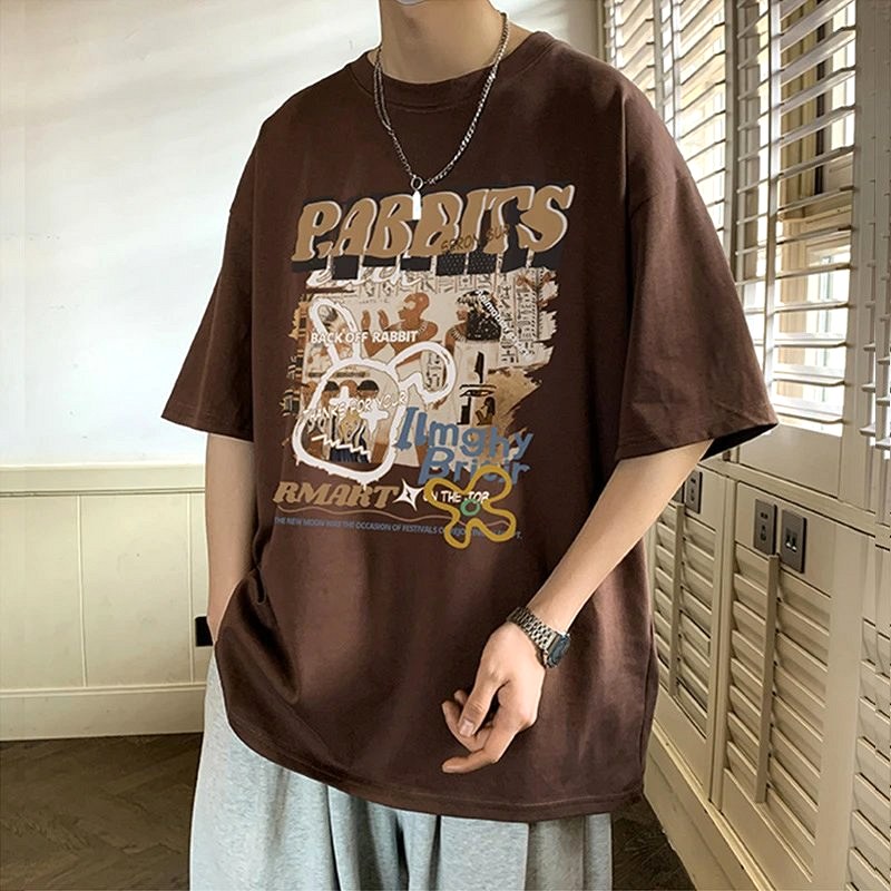 Foreign Trade Brown T-Shirt Review: Tape-Tested Loose Fit and a 1–3 cm Tolerance