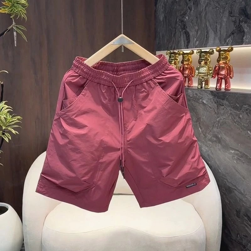 Foreign Trade Red Shorts in Everyday Casual Style Review: A $4.93 Drawstring Summer Short, Measured on the Bench