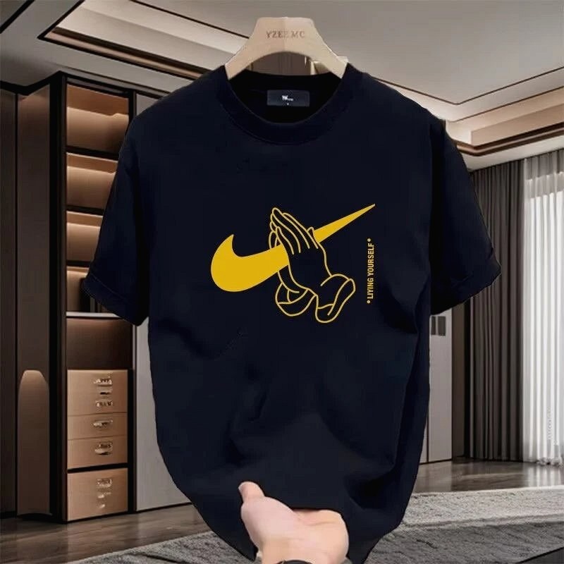 Nike Black Graphic Tee Review: A $4.18 Loose-Cut Cotton Tee, Tape-Measured Across Five Points